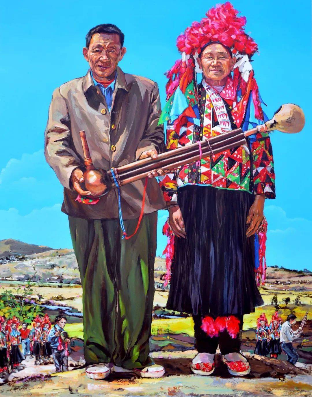 西部民族美术双年展220件作品呈现共生面貌