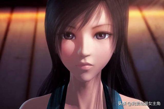 品鉴秦时明月美人黑衣长发眼波流转清艳脱俗温柔可人