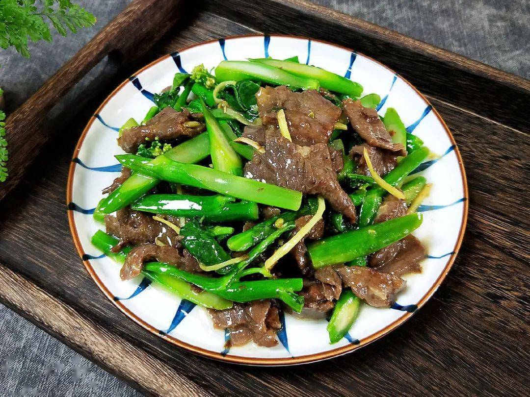 芥兰牛肉~_芥兰牛肉_左手倒影的日志_美食天下