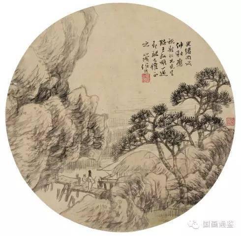 书画访友图 访友图画作与玉雕作品欣赏