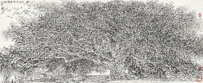 山水|70余件水墨作品呈现“李家山水”的传承与变革