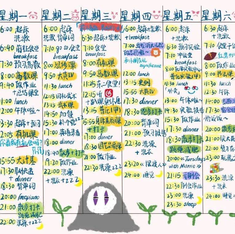 “学霸作息表”刷屏，太震撼！网友却说 工程学系 蓝田 日程