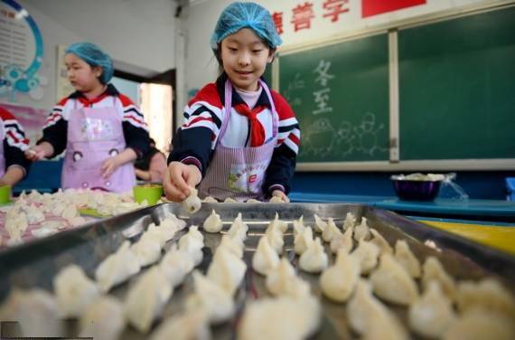 幼儿园|冬至饺子香