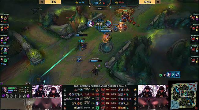 knight|LOL-德杯：knight妖姬单杀Bin杰斯，TES状态火热3-0淘汰RNG