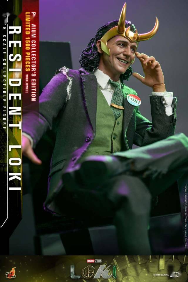 收藏版模玩资讯：Hot Toys《洛基》总统洛基 高级收藏版 1/6比例收藏级人偶