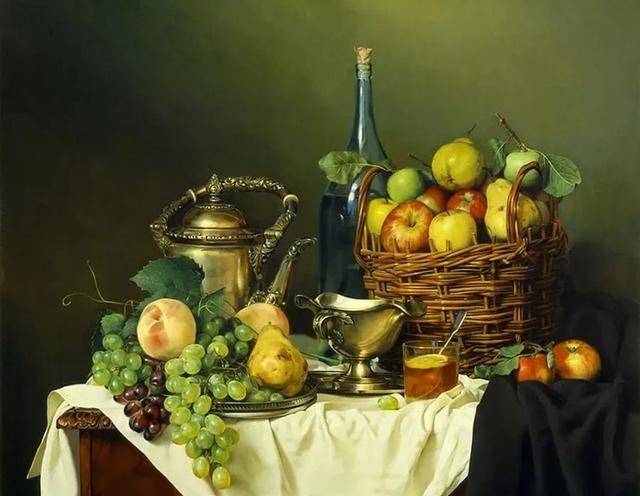 俄罗斯当代古典主义绘画名家，尼古拉·舒瑞金，油画静物作品欣赏_搜狐网