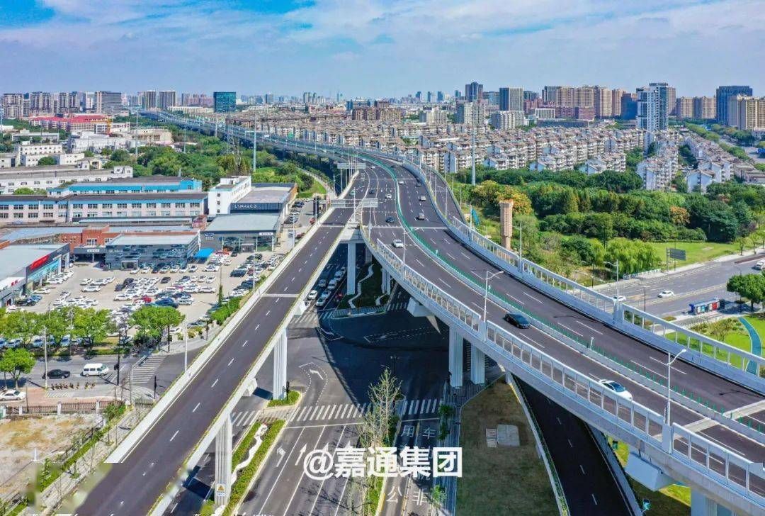 嘉兴市市区快速路环线一二期工程通车至今,已有半年时间.