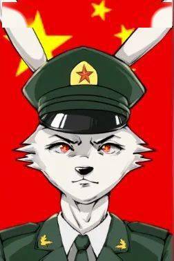 兔子兔子人畜无害,冠以爱好和平身着武警制服,英姿煞爽一股子利剑出销