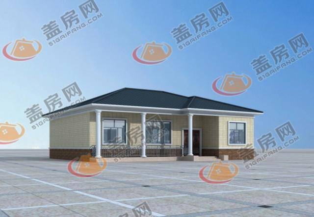 农村10万元一层小别墅简单漂亮造价低