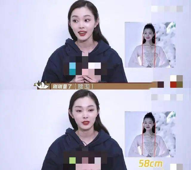 女明星腰围杨幂57cm宋轶58cm看到迪丽热巴不愧是胖迪