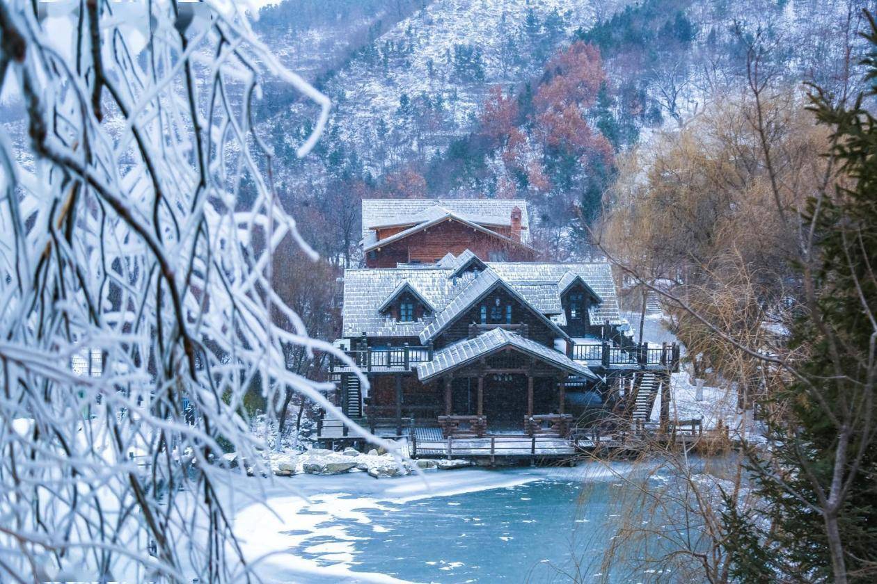 济南|山东济南九如山雪后银装素裹 飞瀑冰封