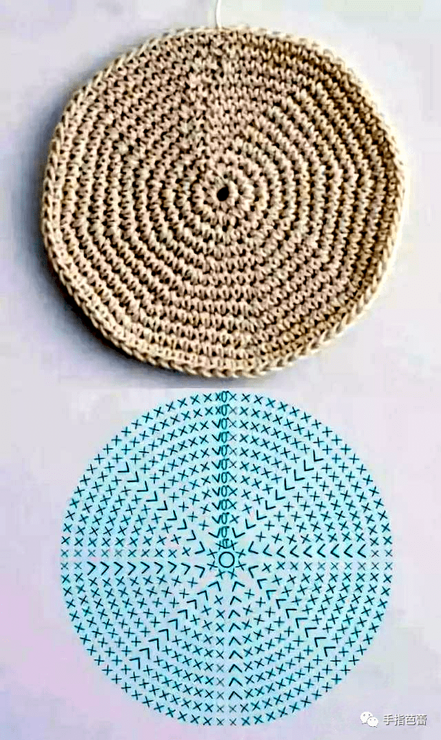 旧毛线织织凳子垫织法图片
