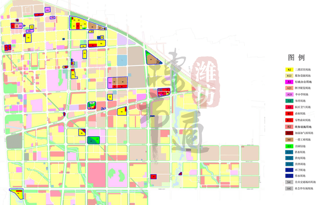 潍坊城市最新规划图图片