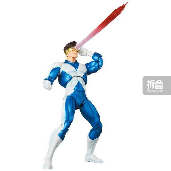 换手|MAFEX 漫威漫画版 X战警 X因子 CYCLOPS 镭射眼 可动人偶