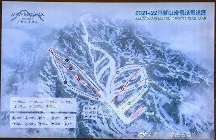 谈球吧体育越冷越嗨！打卡马鬃山滑雪场(图2)