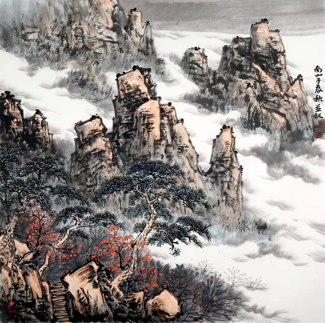 山水画墨法之虚实之境