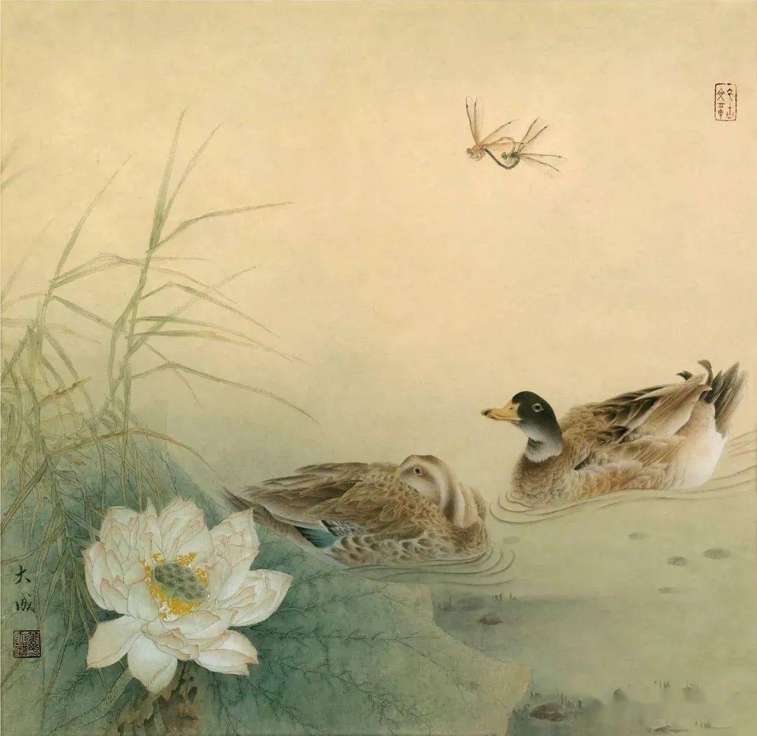 他获全国工笔画大展金奖,学艺之路感动众人!_自然_李大成_作品