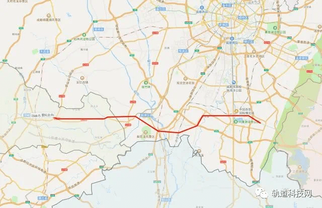 圖源:軌道科技網s11線:成都至德陽線暫定起於成都火車北站,止於德陽