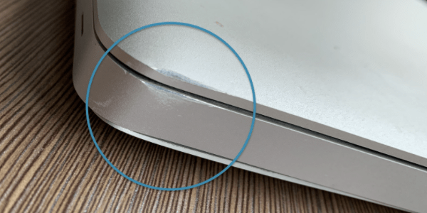 macbook边缘磕碰修复