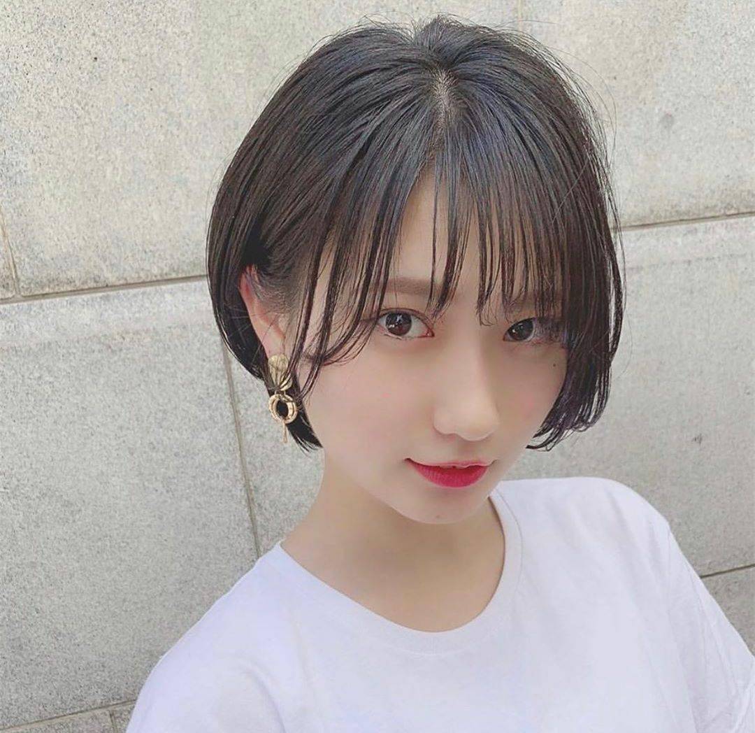 "可爱风"短发_发型_中国_人类