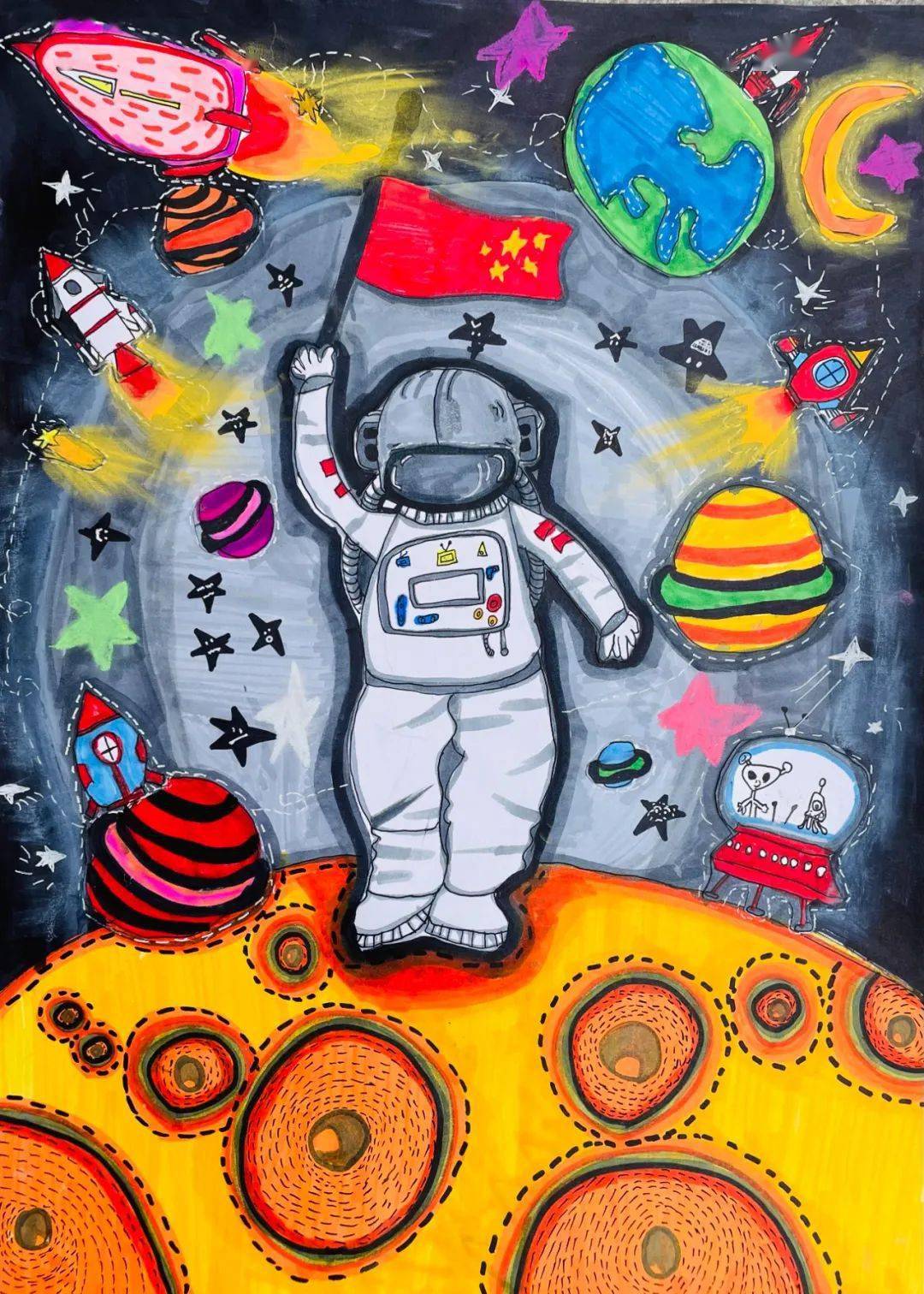 童心抗疫 "画"说新年——西安交大阳光小学迎新年线上书画展