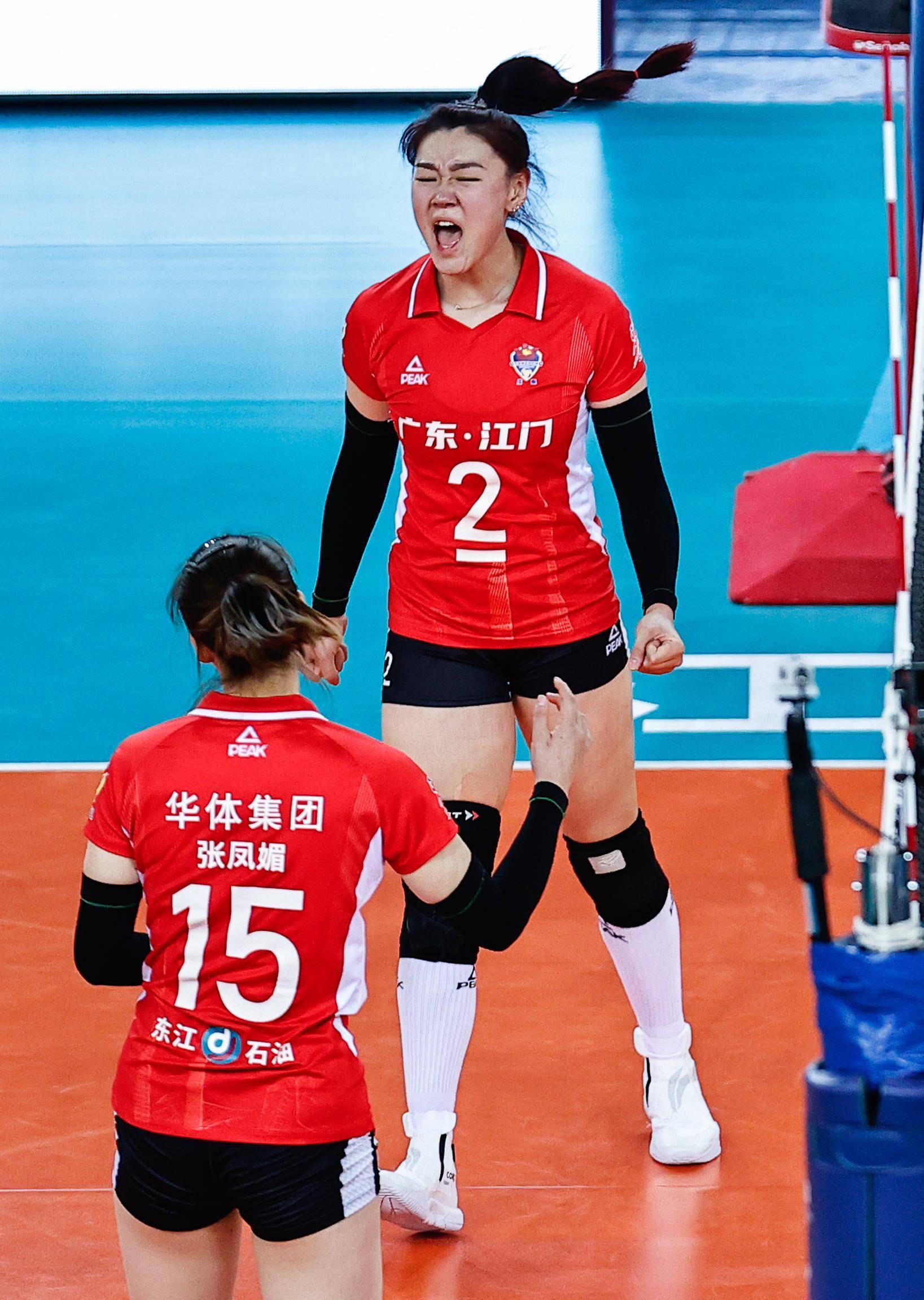 排球女排联赛广东胜深圳