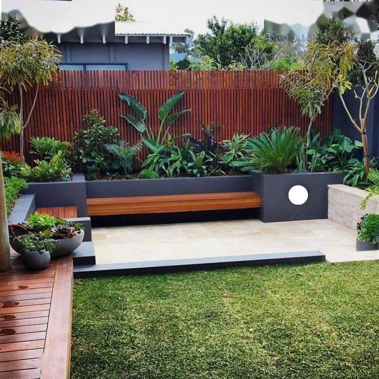 29款现代简约小花园简约简单的设计让小花园住起来更舒适