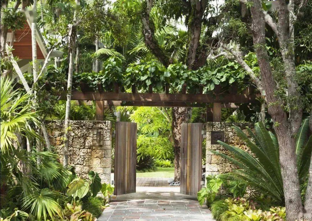 60款庭院花园入户设计美轮美奂简直高级感十足