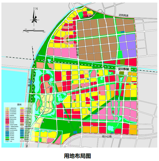 高铁片区概念规划及城市设计图正在公示沿江高铁汉川东站来了