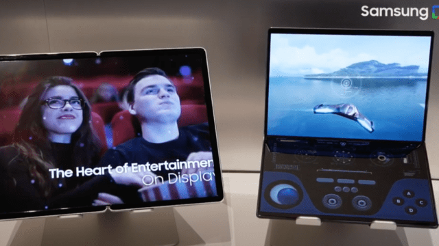 原型|三星展示多款折叠屏原型设备