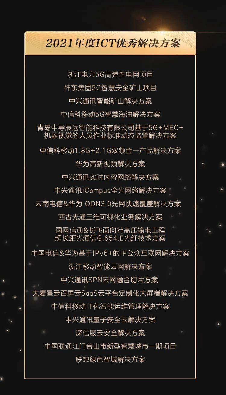 解决方案|荣耀时刻共同见证！2021年度ICT产业龙虎榜颁奖盛典隆重举行