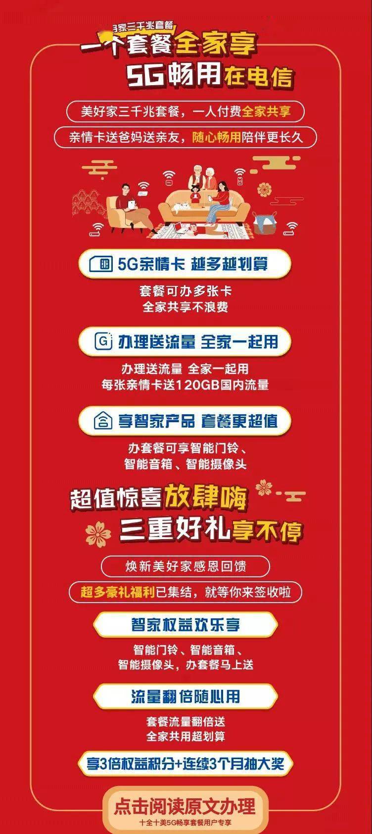 三重好礼全城三千兆共享美好家