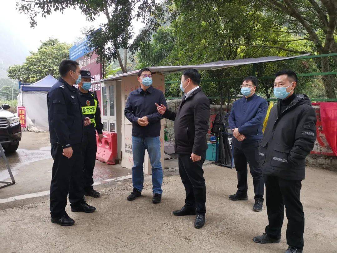 【疫情防控】秦义敏到武德乡检查指导疫情防控工作_龙州县_前往_区