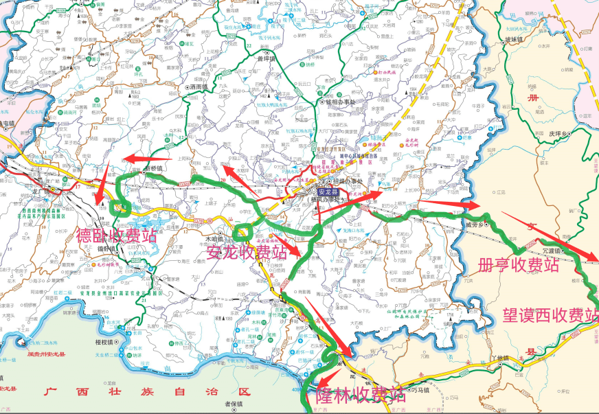 关于汕昆高速公路安龙互通连接线进站货车限时通行的公告