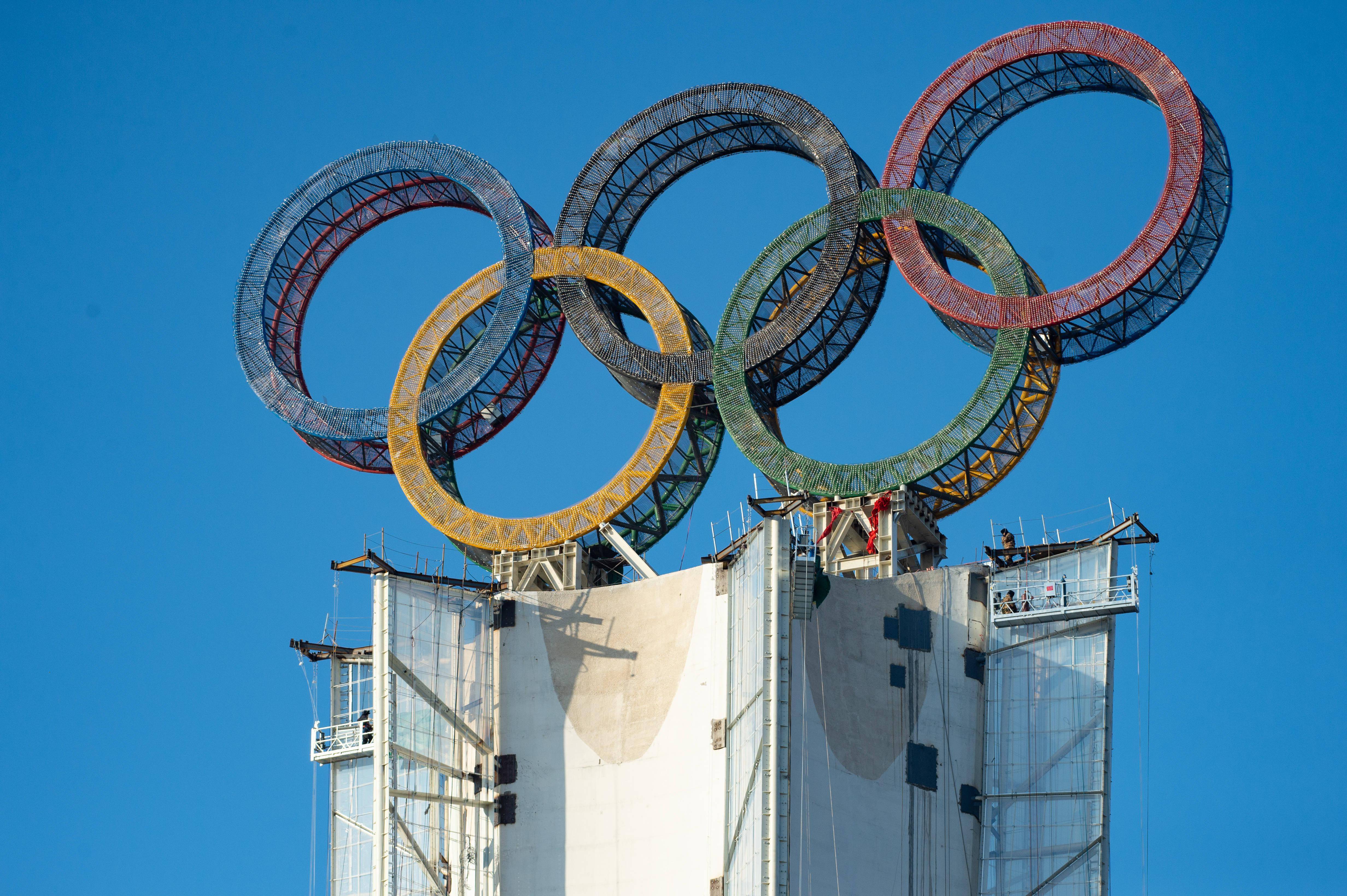 北京2022奥运五环图片图片