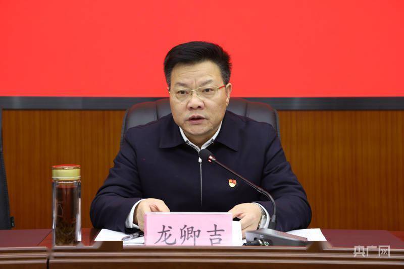 党委书记,厅长龙卿吉出席并讲话,厅党委委员,政治部主任刘闯主持会议