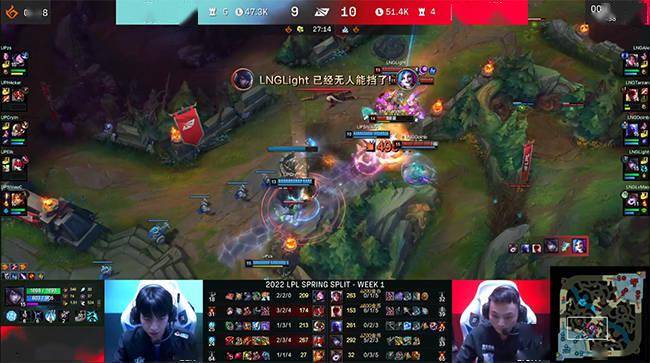 俯冲|LOL-LPL：Cryin飞机“死亡俯冲”葬送好局，LNG逆风翻盘2-0击败UP