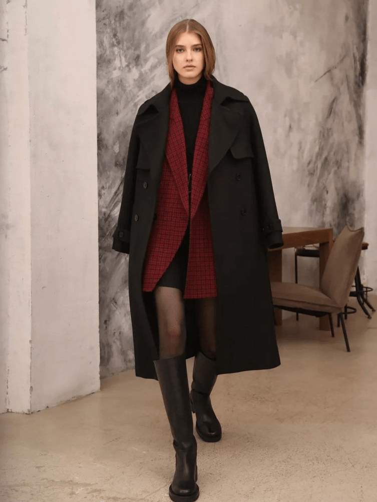 细节一身黑，换个穿法更时髦