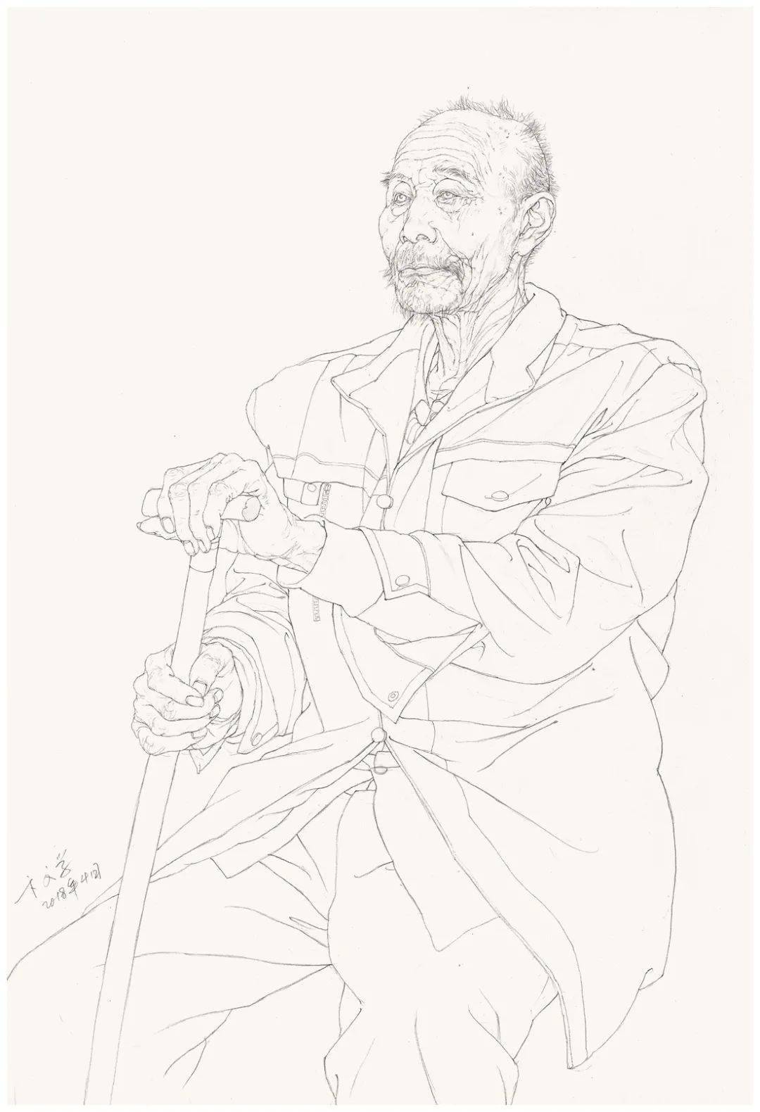 龚纯皓编著《人物线描》| 带你了解中国画人物线描_白画_艺术_作品