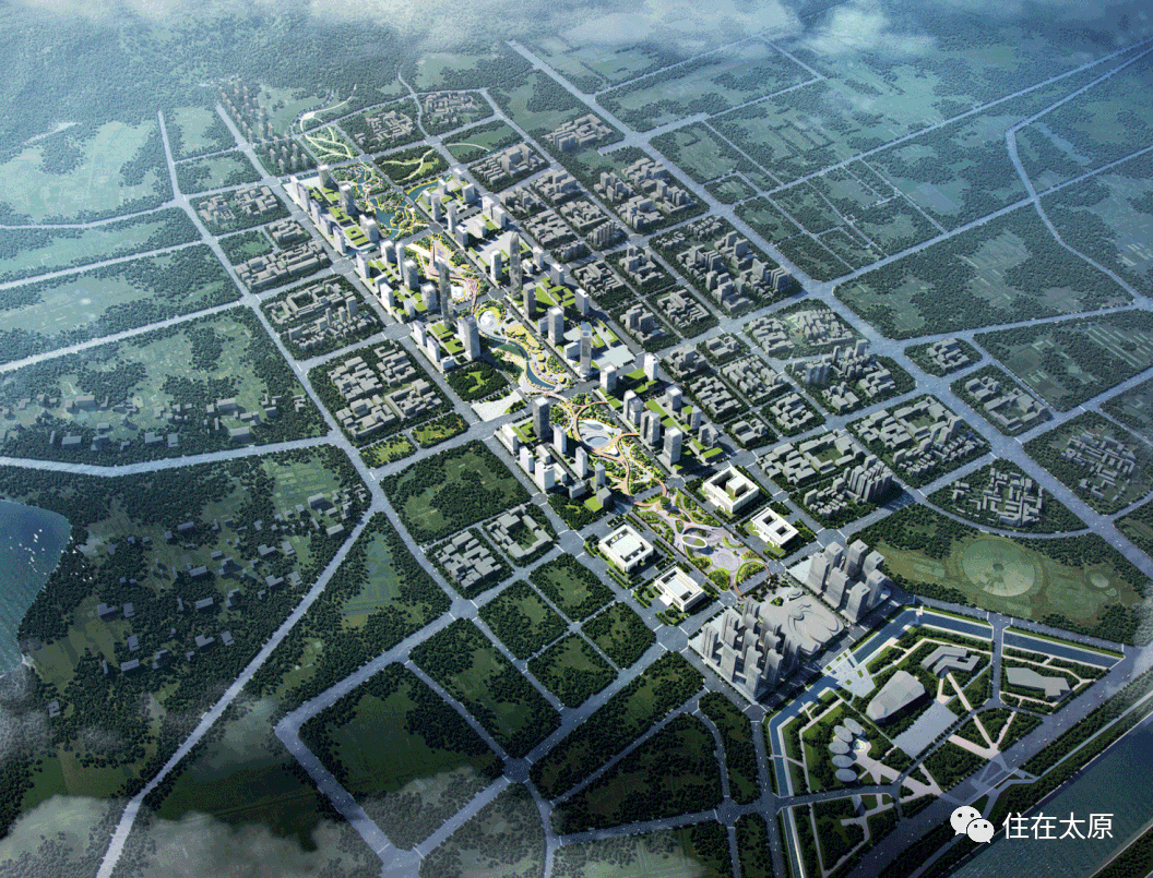 酷炫太原的中央公园长风公园概念规划曝光