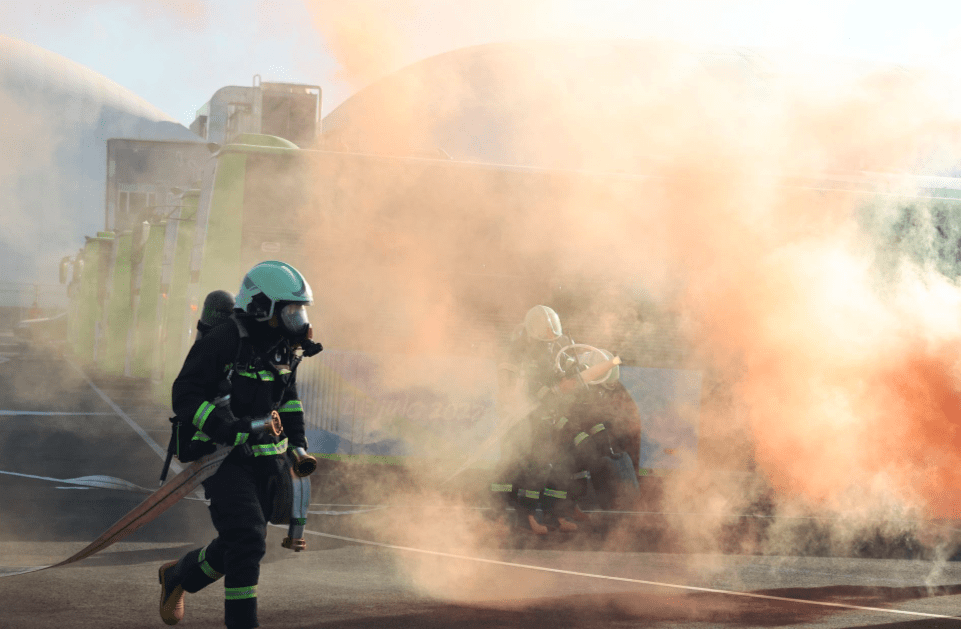 “火眼”5秒报警，石景山一赛事交通枢纽举行消防演习