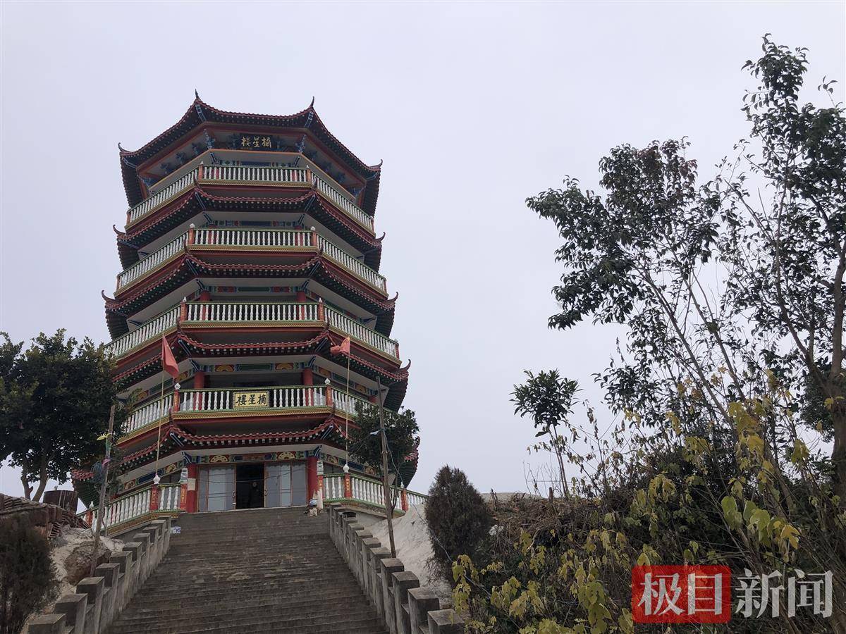 1300年前李白在此留下名篇,黄梅农民重修摘星楼_蔡山镇_建筑_文化