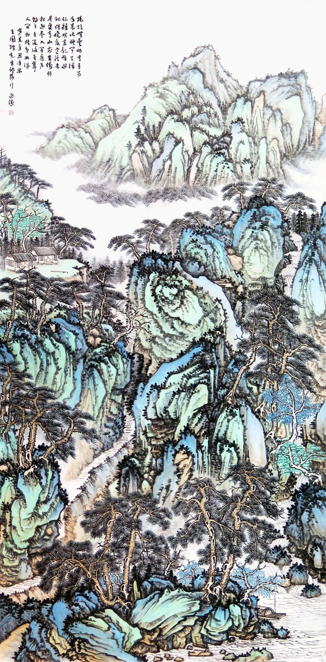 山高水长丨2021年中国国家画院石峰山水画工作室高研班师生作品欣赏