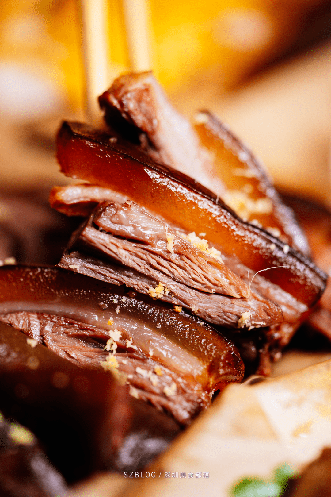 限量出售的五香卤牛尾②只用牛肉中的贵族"牛五花腱子",一头牛只有4颗