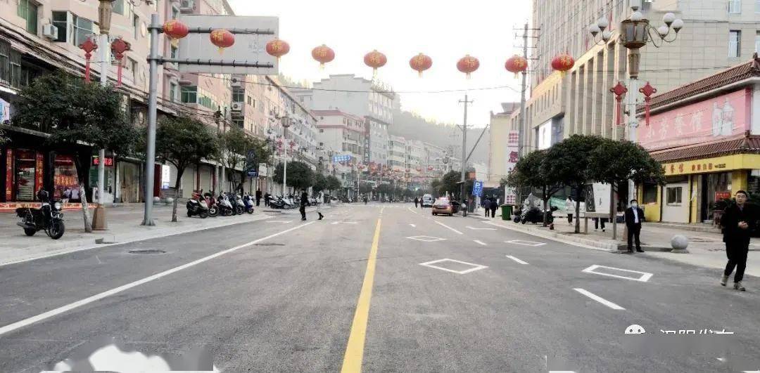 汉阴北城街改造项目一期工程今日试通车
