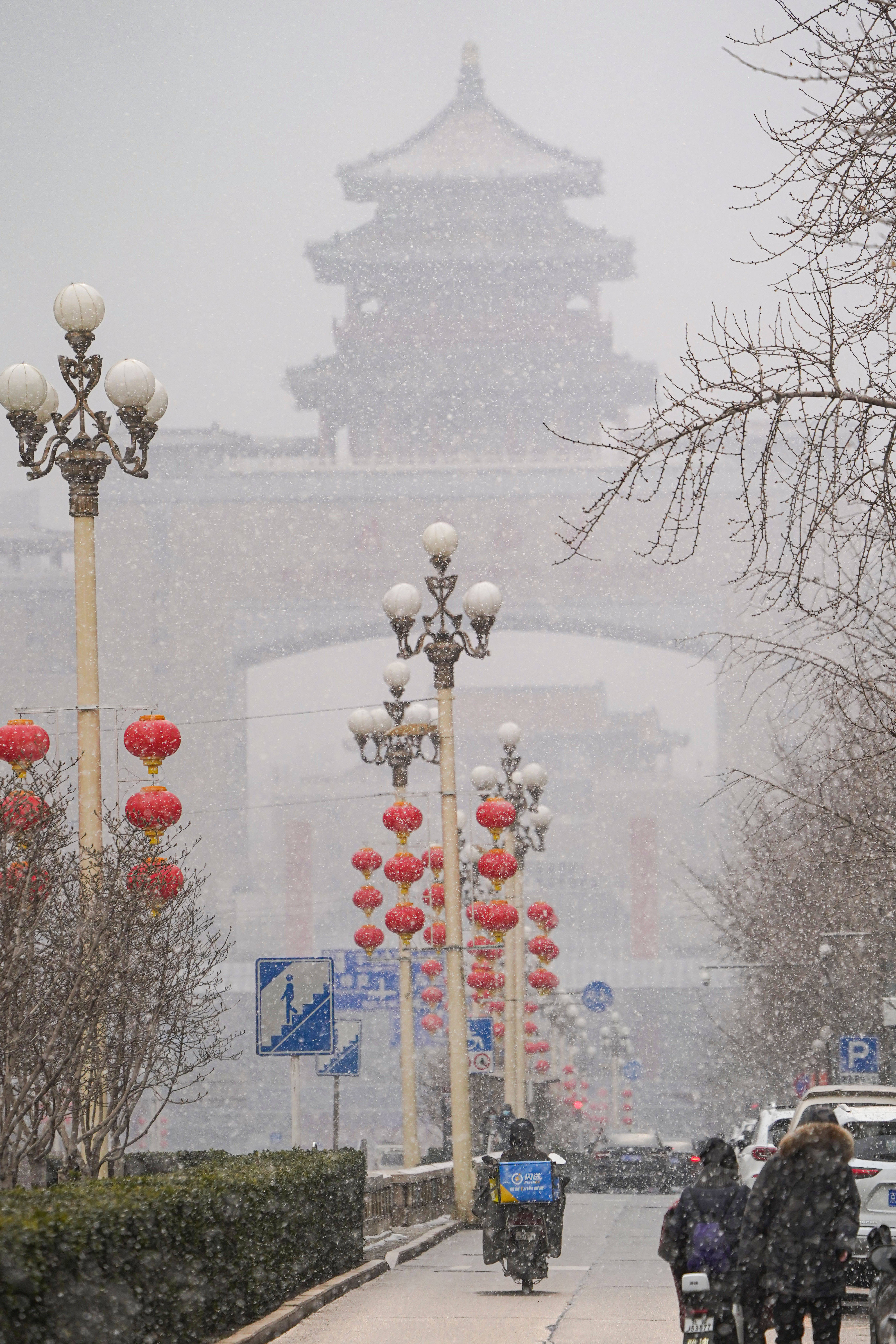 北京下雪了吗2022图片