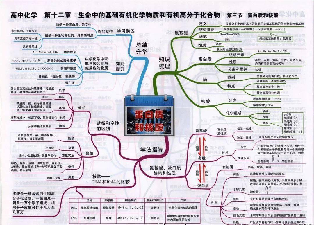 高中|高中九大学科思维导图最全汇总，高中三年都适用！（收藏）