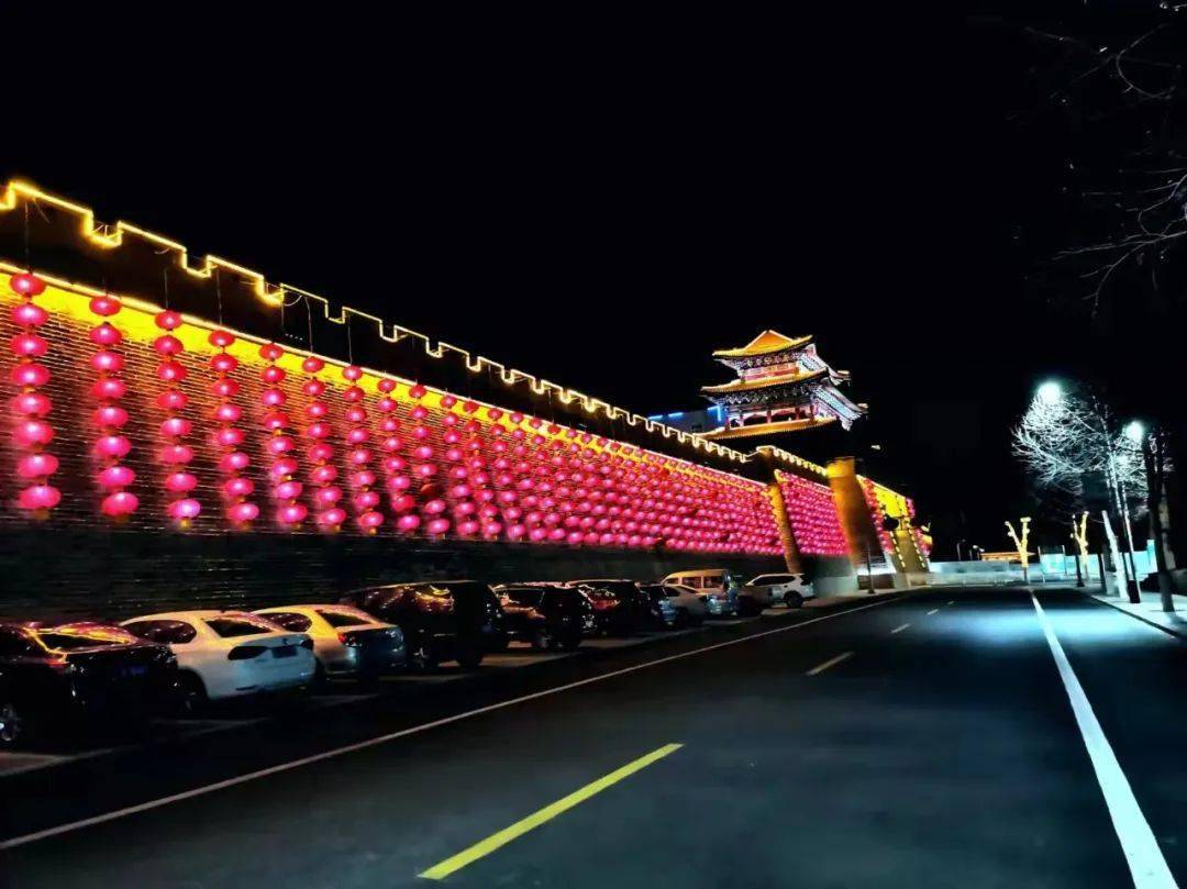 我们的节日春节春节灯光亮化工程点亮灵州夜色传递浓浓年味