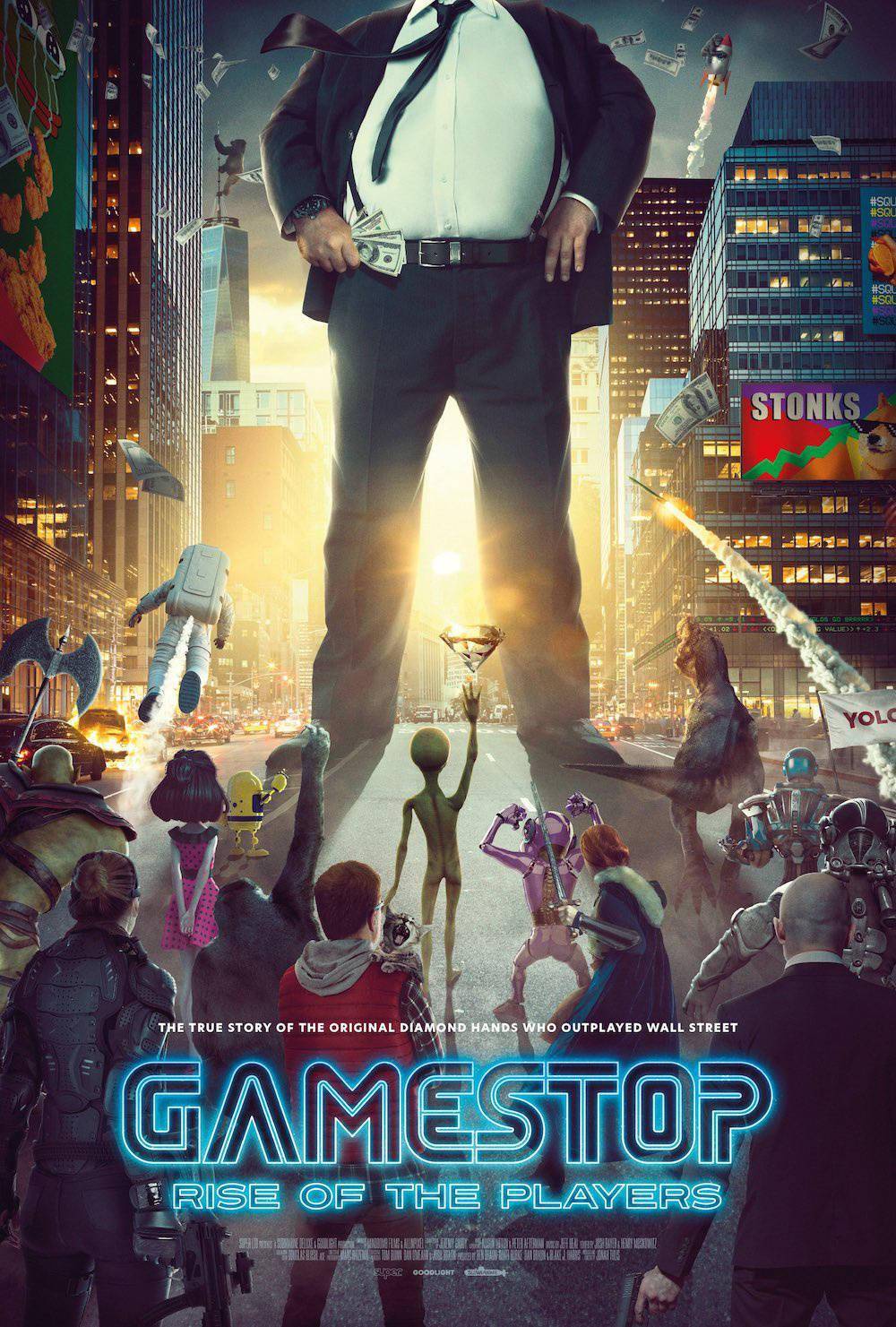 玩家|散户围剿华尔街，电影《GameStop：玩家的崛起》发布正式预告