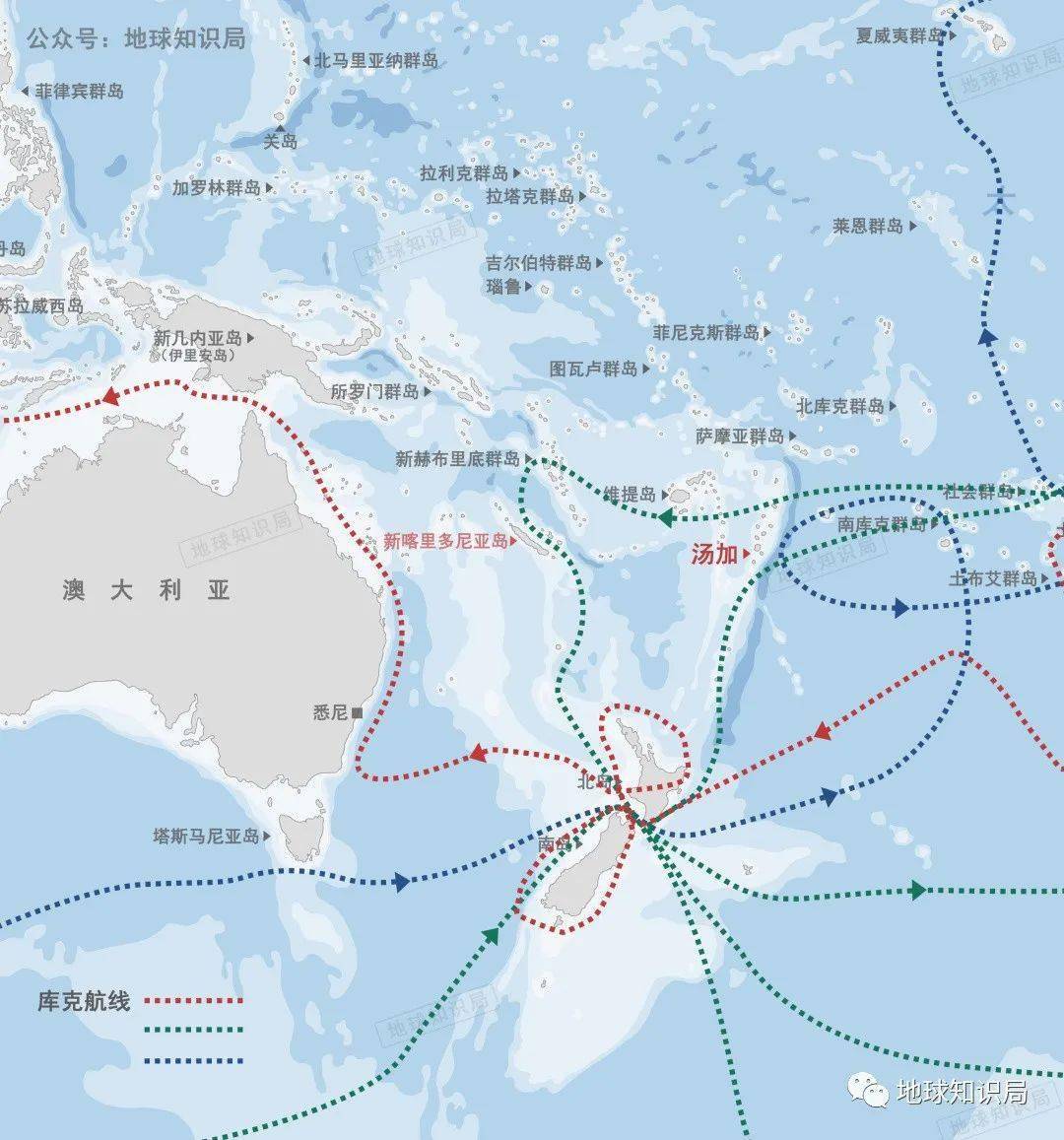 汤加王国地理位置图片